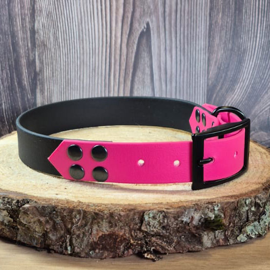 Shadow - Collier personnalisable chien en biothane - fait main
