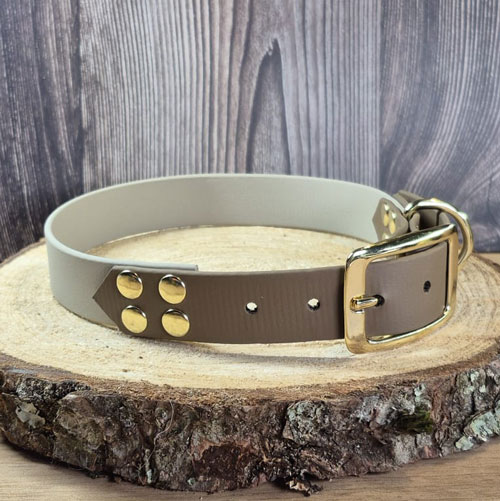 Shadow - Collier personnalisable chien en biothane - fait main
