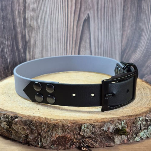 Shadow - Collier personnalisable chien en biothane - fait main