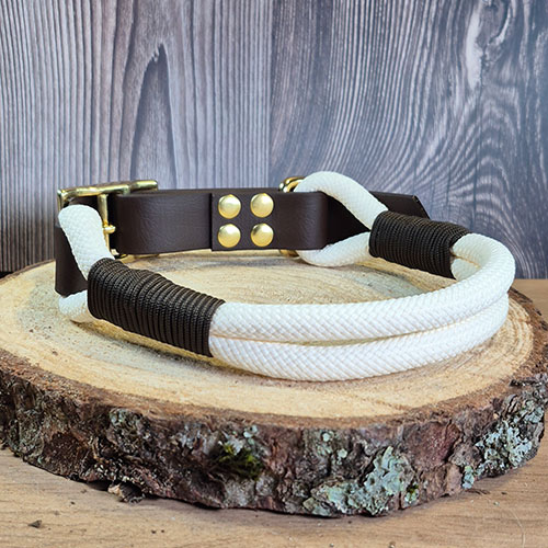 Brutus - Collier chien en grosse corde