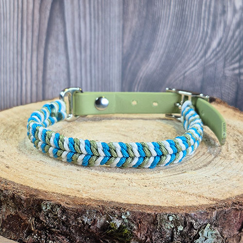 Ficelle Mini - Collier chien en paracorde tressée