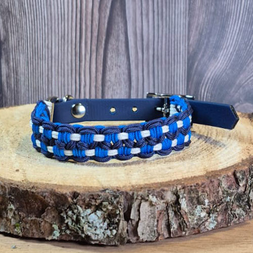Diabolo Mini- Collier chien en paracorde tressée