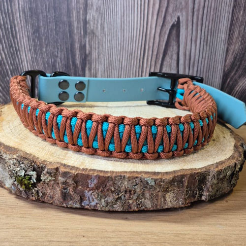 Argos - Collier chien en paracorde tressée