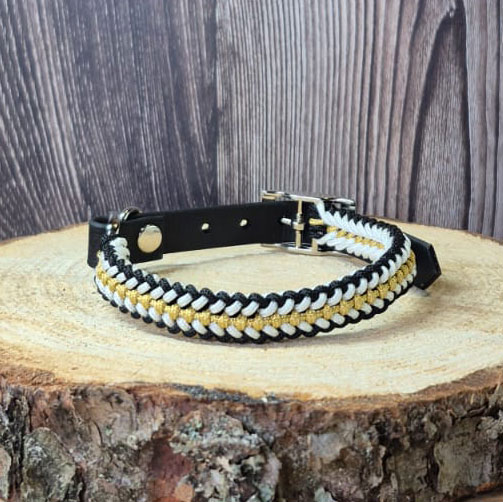 Belle Mini - Collier chien en paracorde tressée