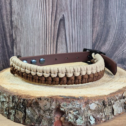 Patron - Collier chien en paracorde tressée