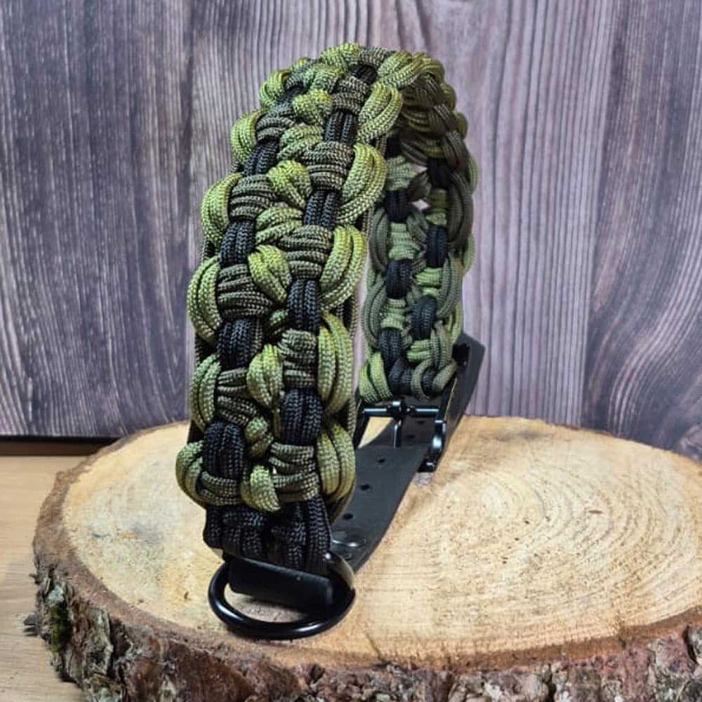 Diabolo - Collier chien en paracorde tressée - Pret à partir