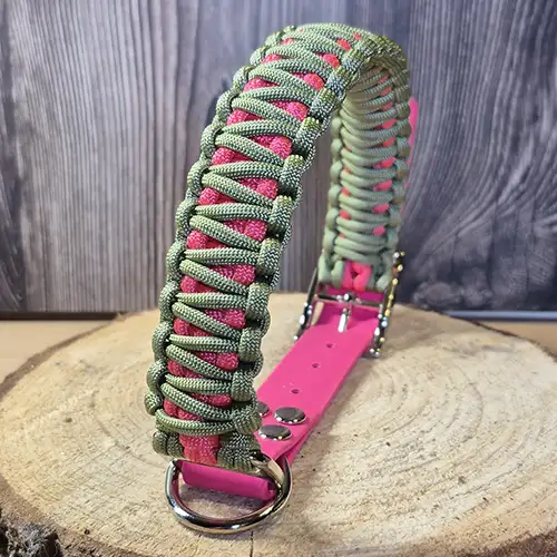 Argos - Collier chien en paracorde tressée