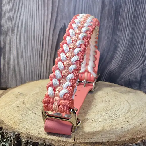 Belle - Collier chien en paracorde tressée - envoi immédiat