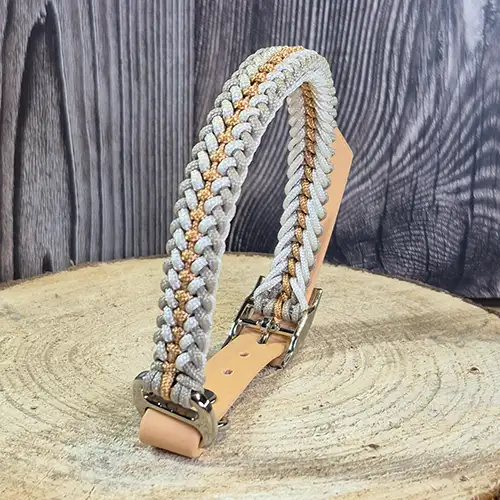 Belle Mini - Collier chien en paracorde tressée - envoi immédiat
