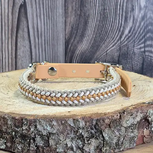 Belle Mini - Collier chien en paracorde tressée - envoi immédiat