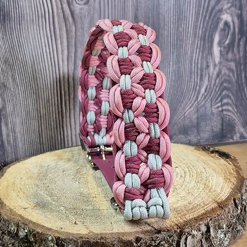 Diabolo - Collier chien en paracorde tressée - envoi immediat