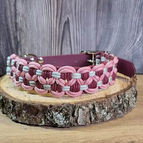 Diabolo - Collier chien en paracorde tressée - envoi immediat