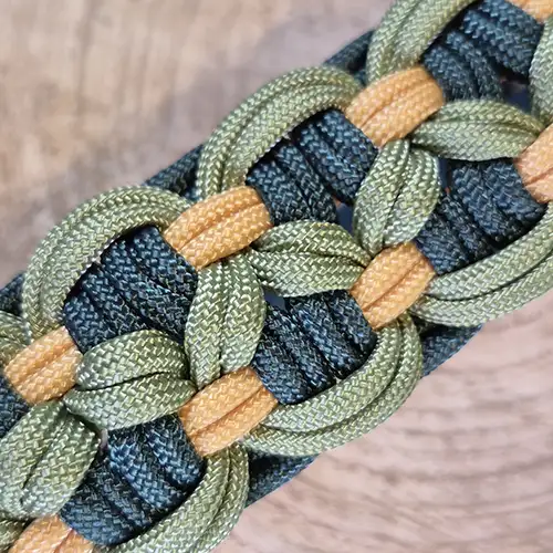 Diabolo - Collier chien en paracorde tressée - envoi immediat