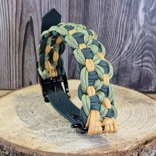 Diabolo - Collier chien en paracorde tressée - envoi immediat