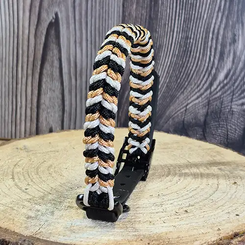 Ficelle Mini - Collier chien en paracorde tressée - envoi immédiat