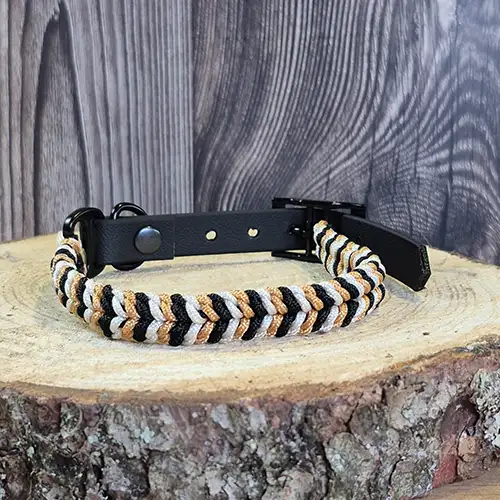 Ficelle Mini - Collier chien en paracorde tressée - envoi immédiat