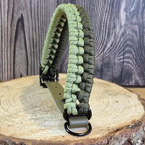 Patron - Collier chien en paracorde tressée - envoi immédiat