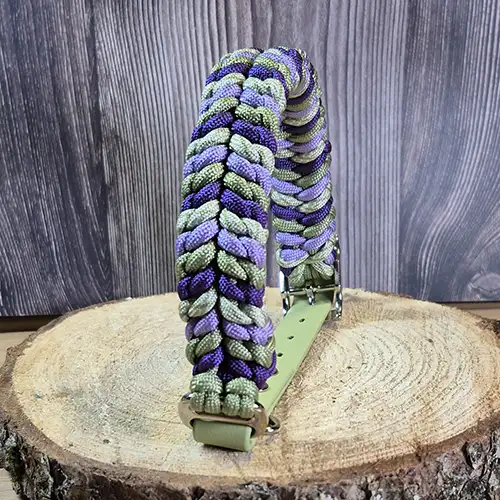 Ficelle - Collier chien en paracorde tressée - envoi immediat