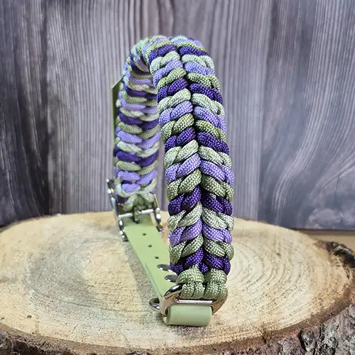 Ficelle - Collier chien en paracorde tressée - envoi immediat