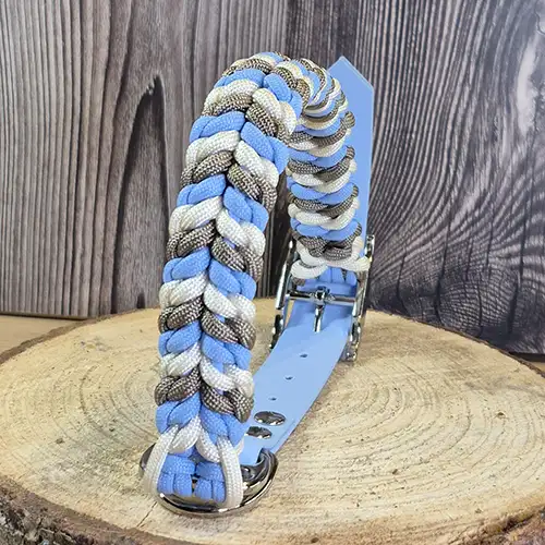 Ficelle - Collier chien en paracorde tressée - envoi immediat