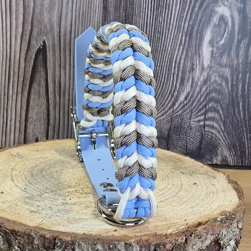 Ficelle - Collier chien en paracorde tressée - envoi immediat