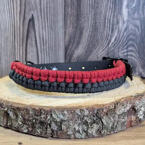 Patron - Collier chien en paracorde tressée - envoi immédiat